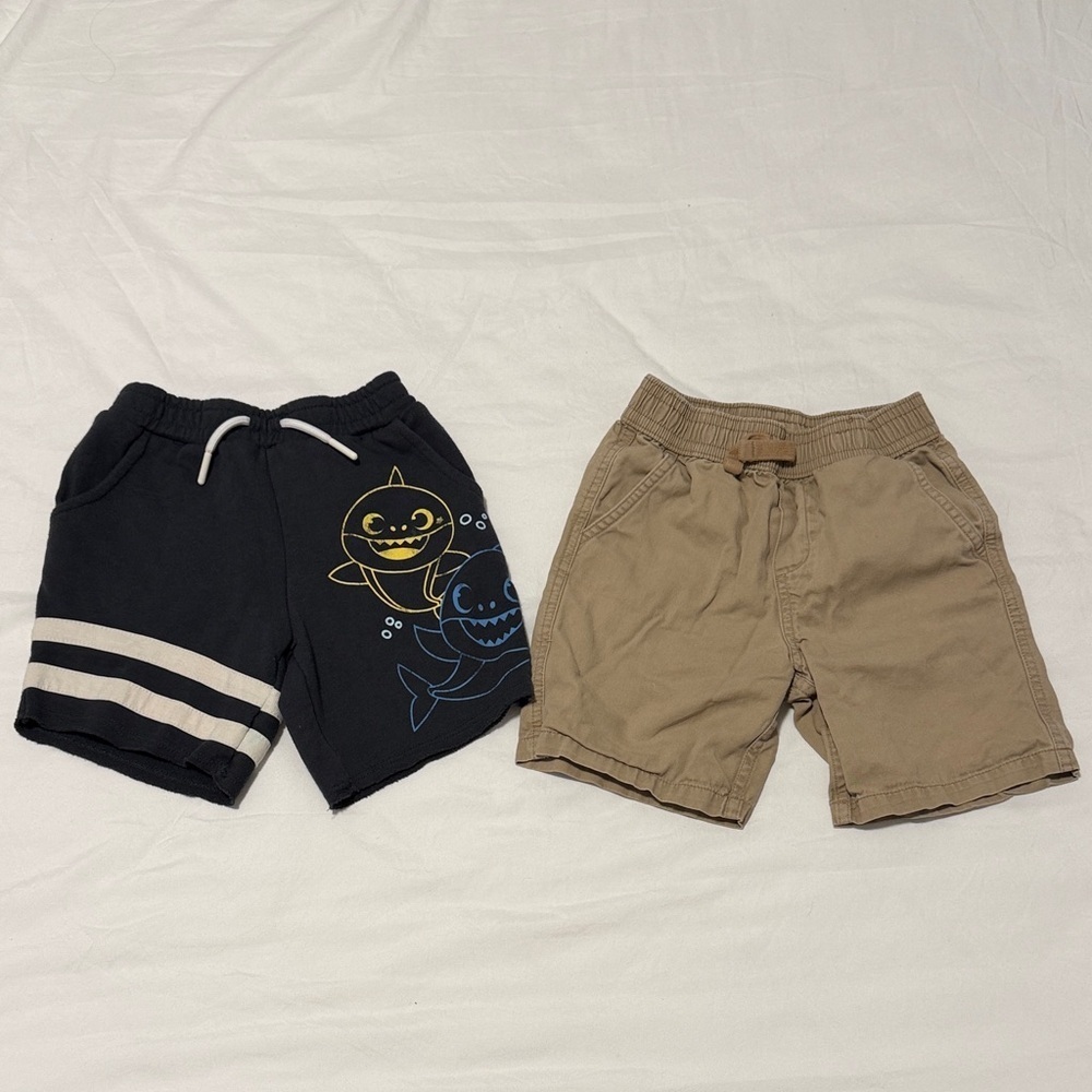 Nickelodeon Black and Tan Kids Shorts Set